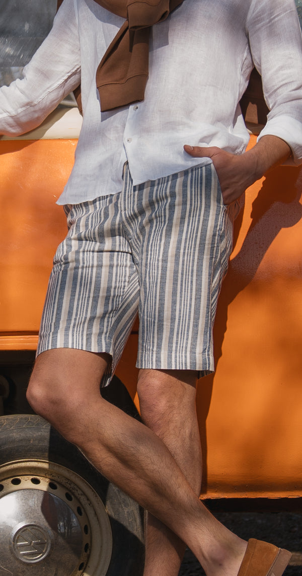 mens linen shorts