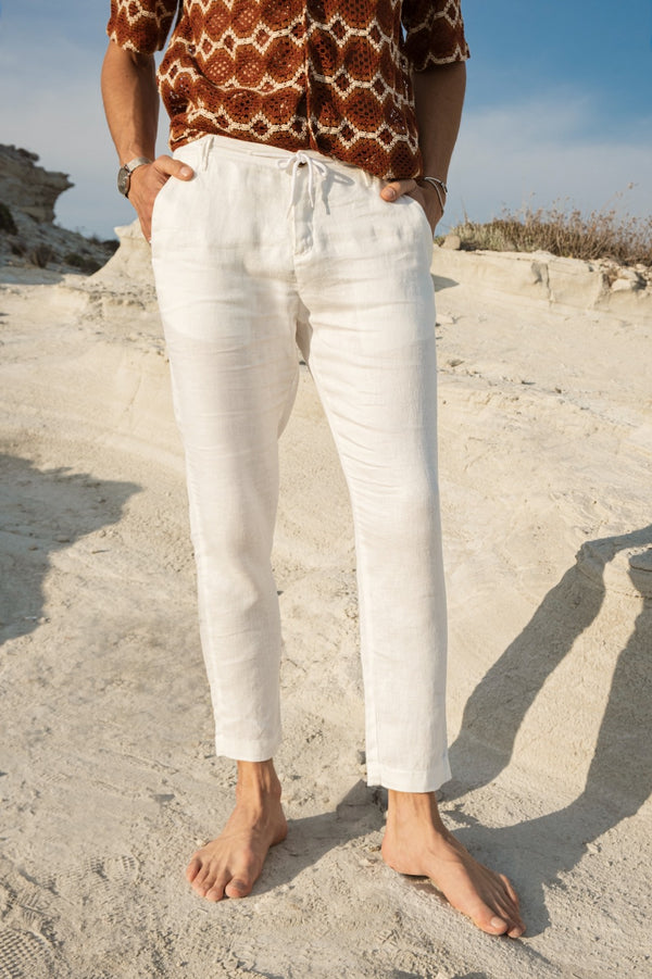 white linen pants mens