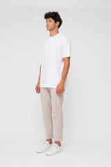 Beige Brown Tapered Striped Mens Linen Trousers Pants Relaxed Fit Seer new cholp Cholp [focus_keyword]